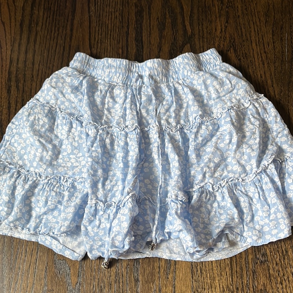 Princess polly blue floral skirt